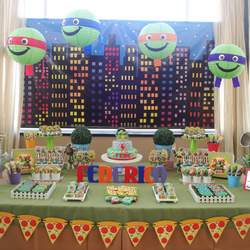 TORTUGAS NINJAS - Cumple 4 de Fede  - Teenage Mutant Ninja Turtles