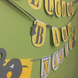 Baby Elephant Banner - Elephants