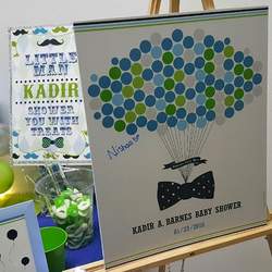 Mustache and Bow-tie Baby Shower - Mustaches / Little Man