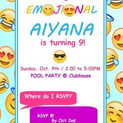 OMG let's get emojional with Aiyana  - Emojis