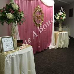 40th birthday  - Gold and rose gold 