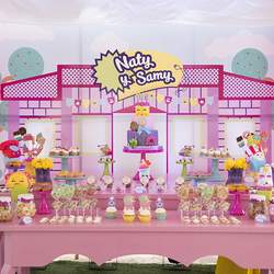 Naty and Samy's adorable Shopkins party - Shopkins