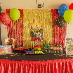 AJ's Power Rangers 4th Birthday  - Power Rangers Dino Charge