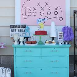 Girly Flag Football Party - Football 