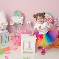Melanie's 1st Candy birthday party - Candyland