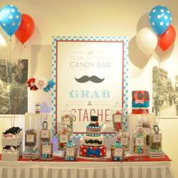 Mustache, Bowties, and Cocktails Baby Shower - Mustaches / Little Man