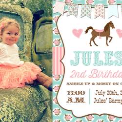 Jules’ 2nd Birthday - Shabby Chic Cowgirl