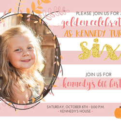 Kennedy's GOLDEN Birthday - Pumpkins / Golden