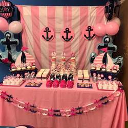 3 sailor's sisters birthday party - Nautical girl