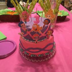 Mabry's Pink & Purple Bubble Guppies Bash - Bubble Guppies