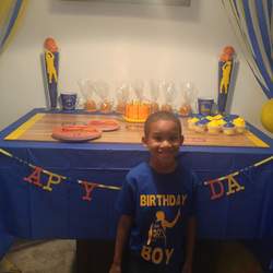 PJ's 5th Birthday Party - Golden State Warriors