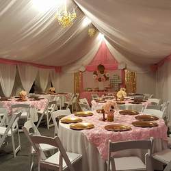 Alyssas Baptism  - Pink and gold