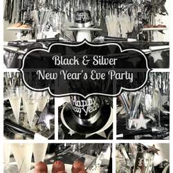 Silver & Black New Year's Eve Party - Silver & Black