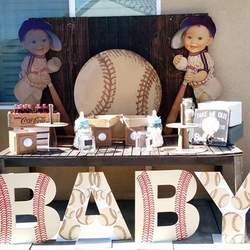 Vintage Baseball Baby Shower - Vintage Baseball Baby shower