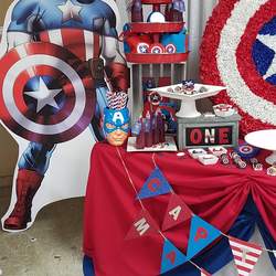 Captain America Birthday Party - Captain America