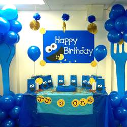 JJ's 1st Cookie Monster Birthday - Cookie Monster