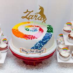 Zara's Unicorn and Rainbow Birthday Party - Rainbows and Unicorns