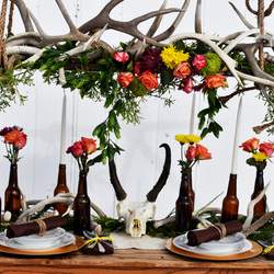Peachy Antlers  - Boho Chic