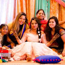 Colorful Indian  Mehendi Cermony - Bridal Shower / Wedding Shower