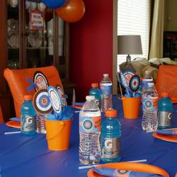 NERF Battle Training Birthday Party - NERF