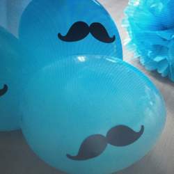 Little man birthday party - Moustache party