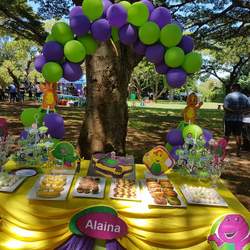 Alaina's Barney Party - Barney