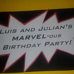 Luis's 6th and Julian's 3rd Marvel Avengers Birthday - Marvel Avengers