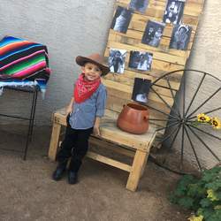 Angel's 6th birthday party - Western/cowboy party