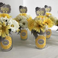 Sarai's Baby Shower - Bow tie/bear