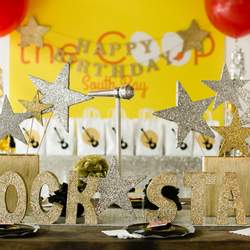 Adleigh's "Party Like a Rock Star" party - Rock Star