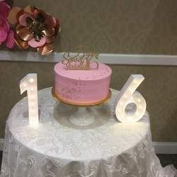 Arielle's Pink Gold and Ivory Sweet 16 - ARIELLE'S FLORAL CHIC SWEET 16