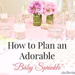 How to Plan an Adorable Baby Sprinkle - Baby Sprinkle