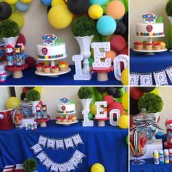 Leo's Paw Patrol 5th birthday party - Paw Patrol Party