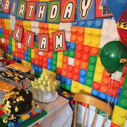 Master Builder Liam Turns 3 - Legos