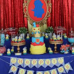 Kailey's Snow White 1st Birthday Party - Snow white and the 7 dwarfs