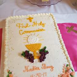 Girly Glam First Communion - Religious/flowers/gold