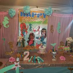 Safia's Under the Sea birthday party  - mermaid 