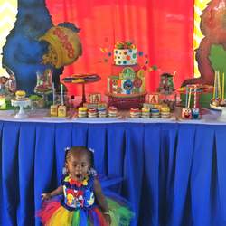 E'mani's 1st bday party  - Sesame Street