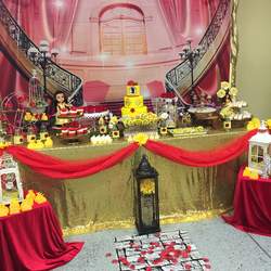 Melanie's Beauty and the Beast birthday party - Belle