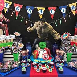 The Avengers birthday party - Los Vengadores