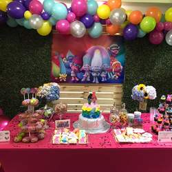 Nevaeh's 7th Trolls Birthday Party - Trolls