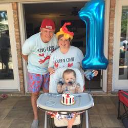 Beckhams 1st Birthday Party - Red Crab 