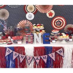 Benjamin's 4th of July 1st Birthday Celebration - Stars and Stripes- 4th of July