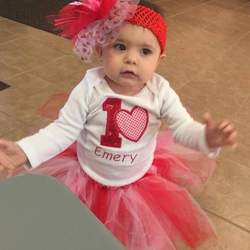 Emery's Valentine's 1st birthday party - valentines