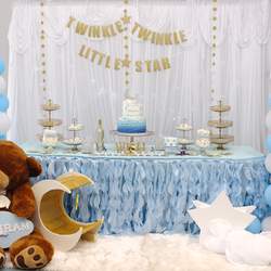 elegant birthday dress women Twinkle Starry Night Baby Backdrop main image 1