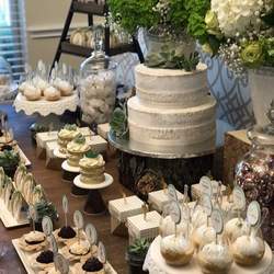 Evan's Baptism  - Rustic chic 