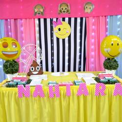 Cumple 9 de Nahiara - Emojis