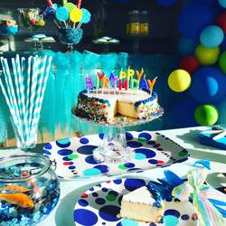 Happy Birthday - Balloons and Dots