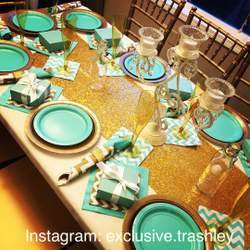 Teagan's Teal & Gold 11th Birthday - Teal & Gold