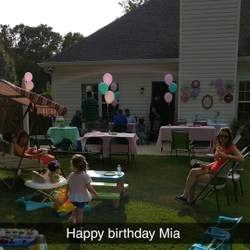 Mia's Second Birthday - Pastel